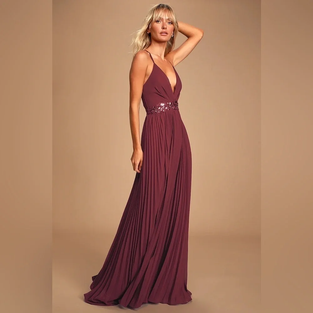 Lulus | Dresses | Lulus Loving You Forever Burgundy Sequin Lace Pleated Maxi Dress | Poshmark Lulus | Dresses | Lulus Loving You Forever Burgundy Sequin Lace Pleated Maxi Dress | Poshmark